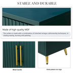 TV Stand with Antique Handles Storage and Adjustable Shelves