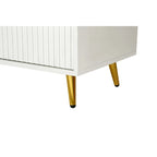 TV Stand with Antique Handles Storage and Adjustable Shelves