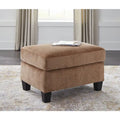 Urban Mid-Century Upholstered Ottoman