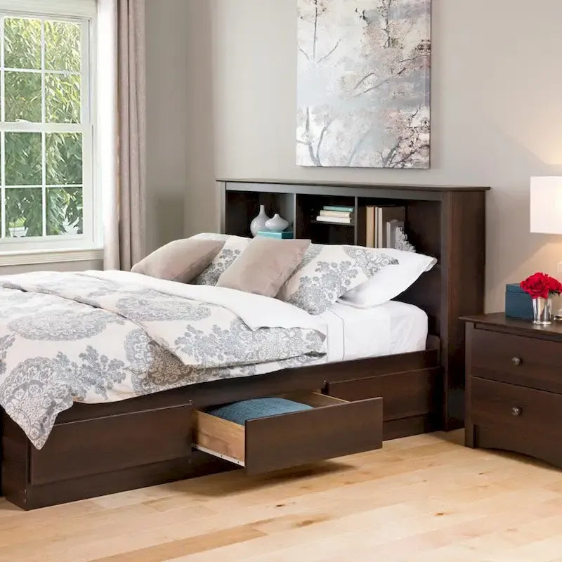 Full/Queen Bookcase Headboard