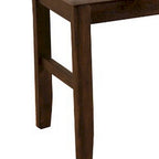 Padded Dining Bench Rubberwood and Acacia with MDF