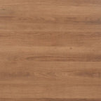 Table basse en placage de bois avec bord en cascade