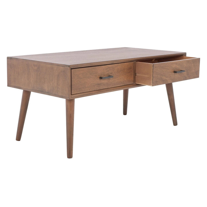 Mid-Century Two-Drawer Coffee Table