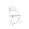 Plastic Fan Back Folding Chair 650 lb Capacity