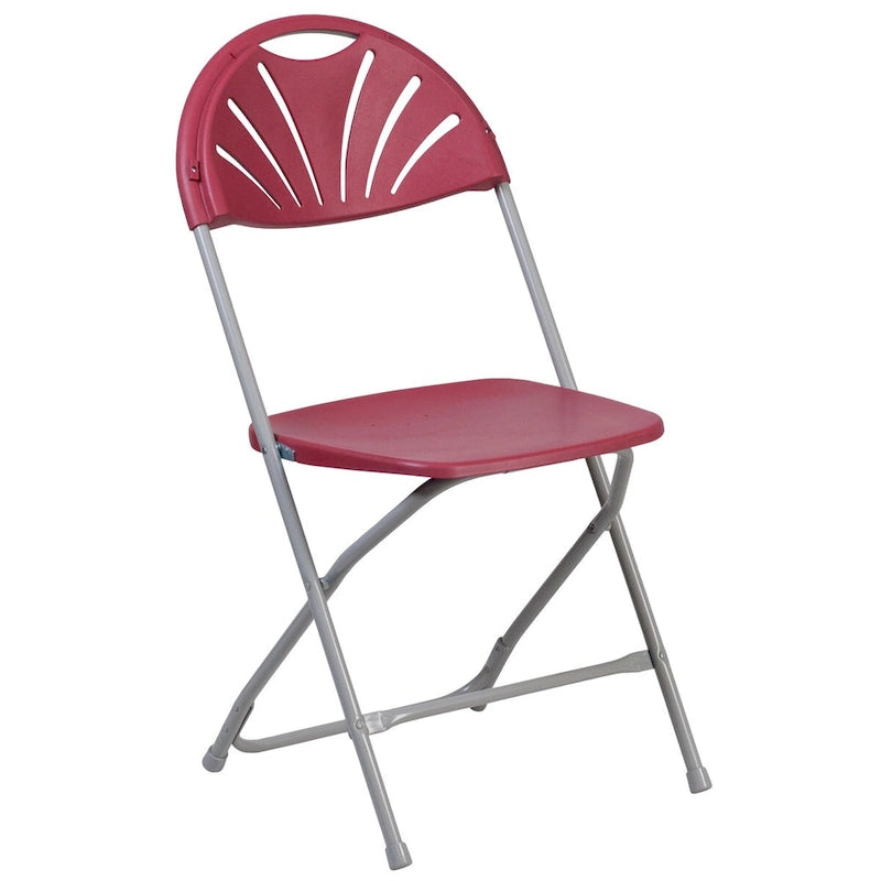 Plastic Fan Back Folding Chair 650 lb Capacity