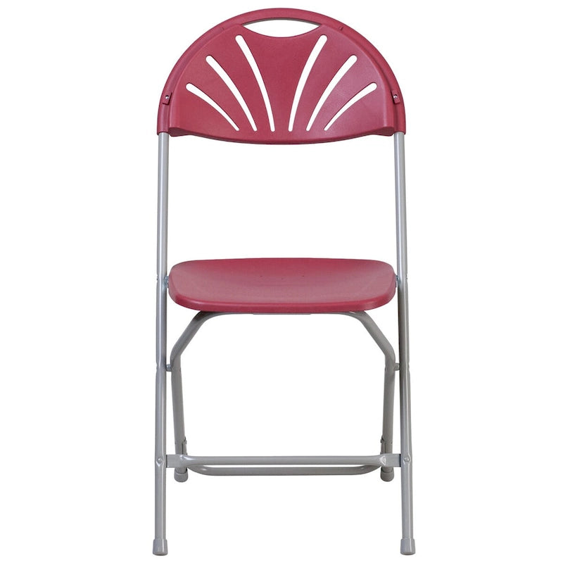 Plastic Fan Back Folding Chair 650 lb Capacity