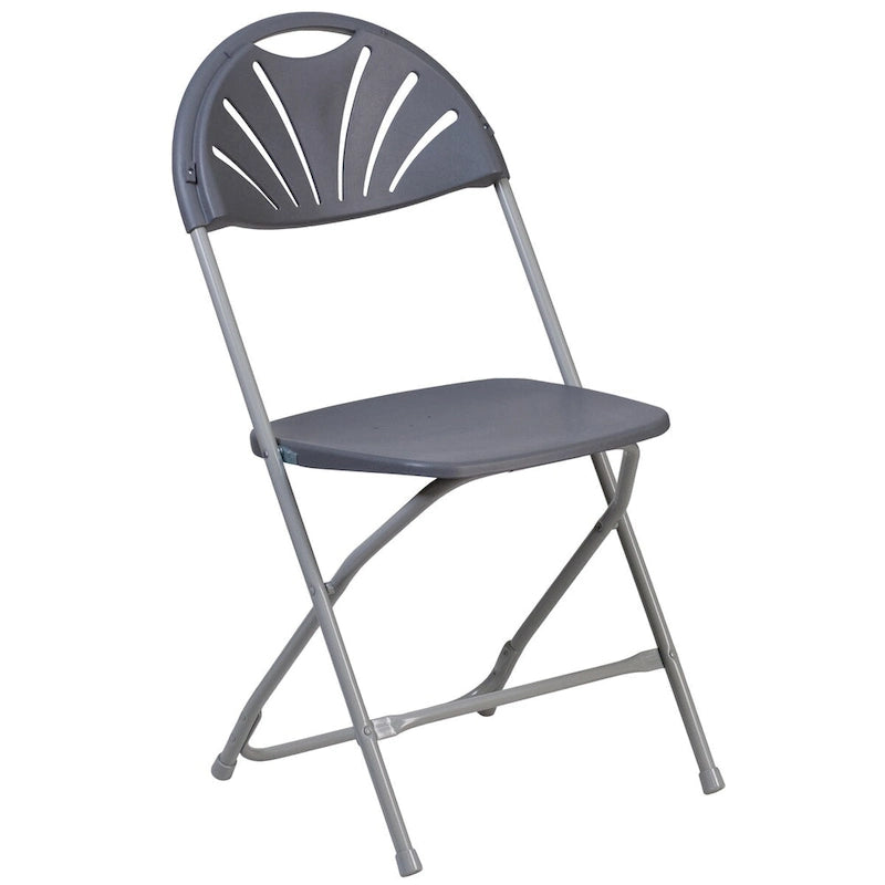 Plastic Fan Back Folding Chair 650 lb Capacity