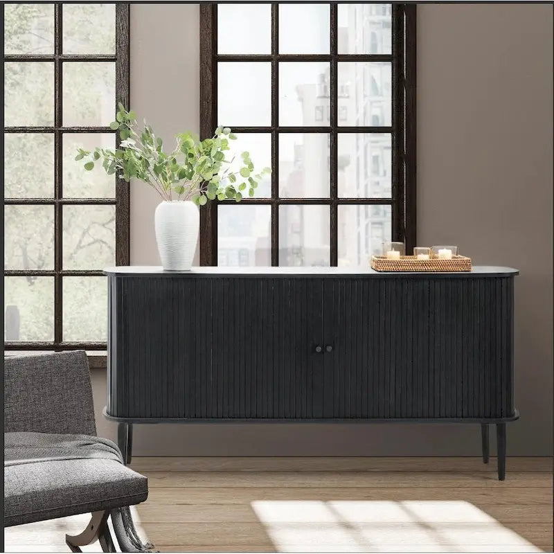 Sideboard with Sliding Door and Adjustable Shelf