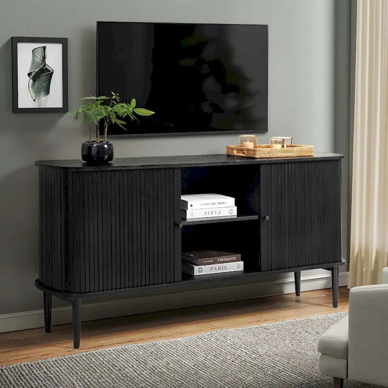 Sideboard with Sliding Door and Adjustable Shelf