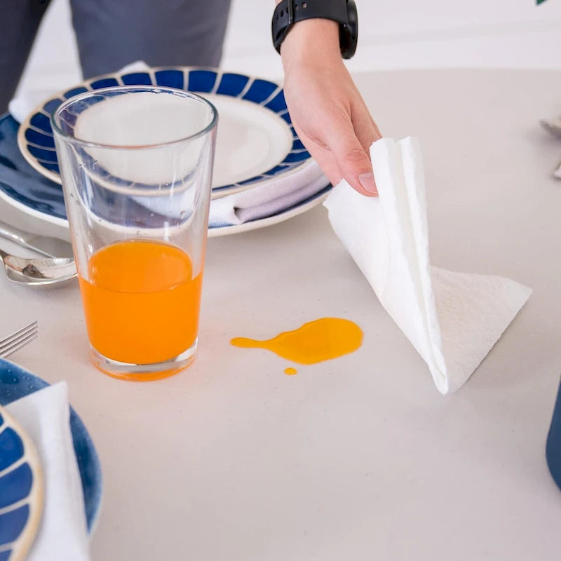 Round Folding Table Indoor Outdoor HDPE Top Powder-Coated Steel
